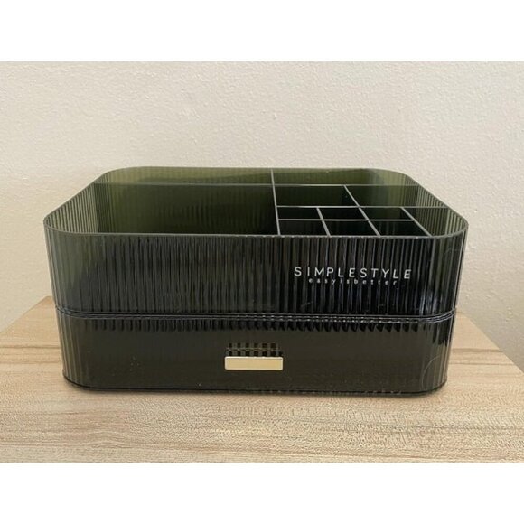New Makeup Organizer with Stackable Drawers, Bathroom Vanity Organizers Jewelry Organizers